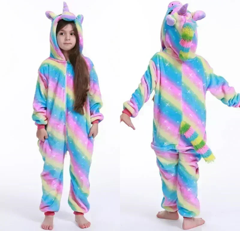 Unicorn Onesie Met Zachte Fleecevoering Voor Warme En Magische Avonturen Thuis