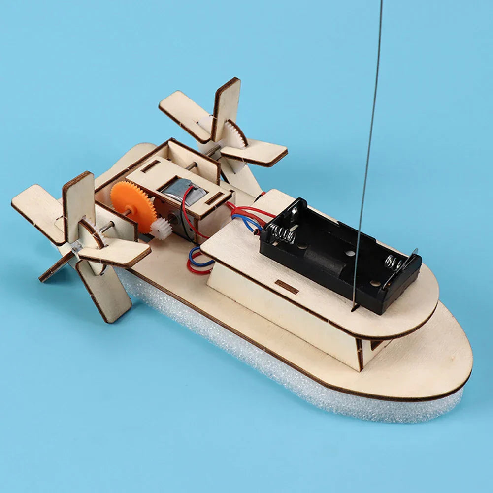 DIY Elektrisch Boot Bouwpakket met Propelleraandrijving en Educatieve Functie