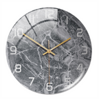 Wandklok Marmorlook Stil Elegant Tijdloos Interieuraccent