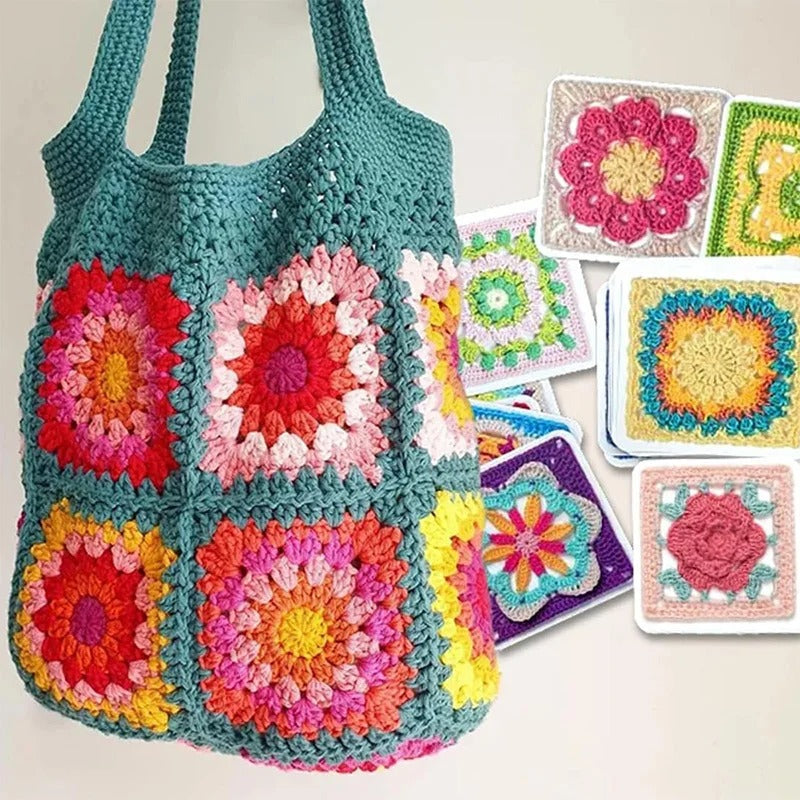 Haakkaarten‑Set voor Creatieve Ontwerpen en Draagbaar Handwerkplezier