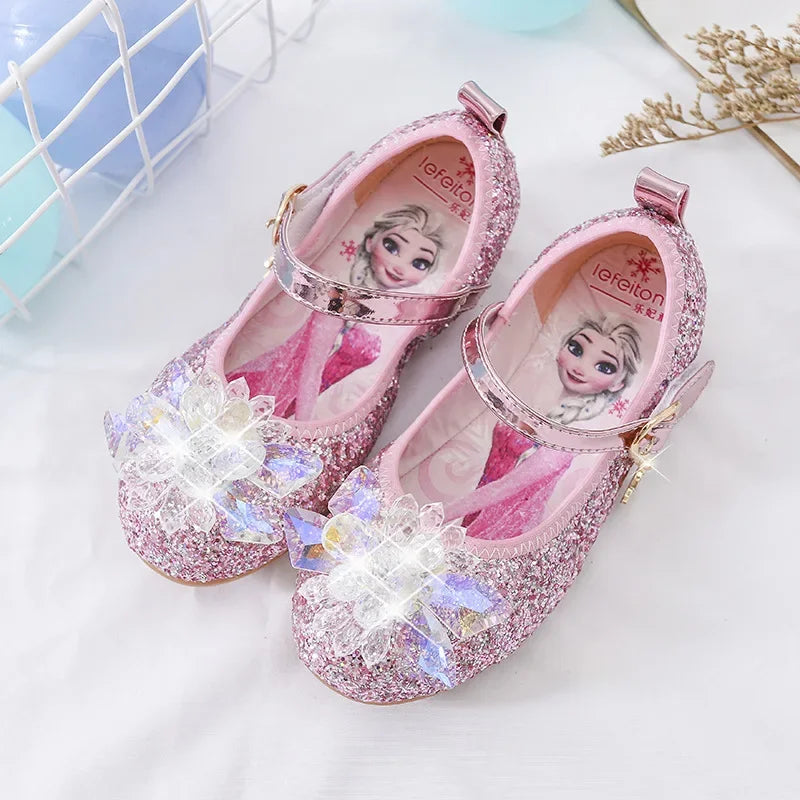 Prinsessenschoenen Met Bloemdetail En Sprankelende Accenten