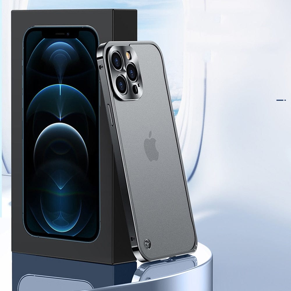 Aluminium bumperhoesje met camerabescherming voor iPhone
