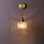 Wandlamp met Modern Hout‑Metaal Ontwerp en LED‑Compatibiliteit