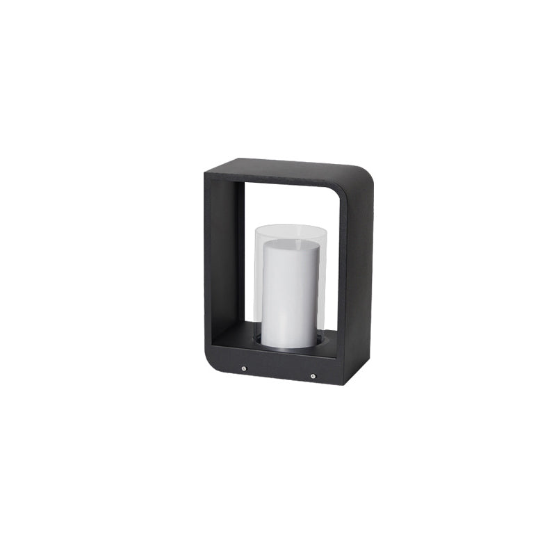 Buitenlamp Met Minimalistisch Frame En Zachte Led Voor Moderne Buitenruimtes