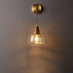 Wandlamp met Modern Hout‑Metaal Ontwerp en LED‑Compatibiliteit