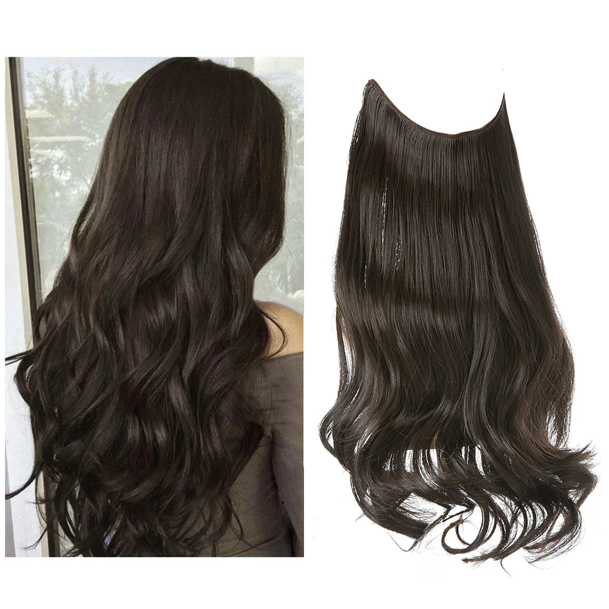 Dames Haarextensions van Echt Haar voor Meer Lengte en Volume