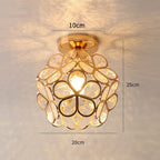 Luxe Plafondlamp Met Bloemvormig Design En Decoratief Lichteffect