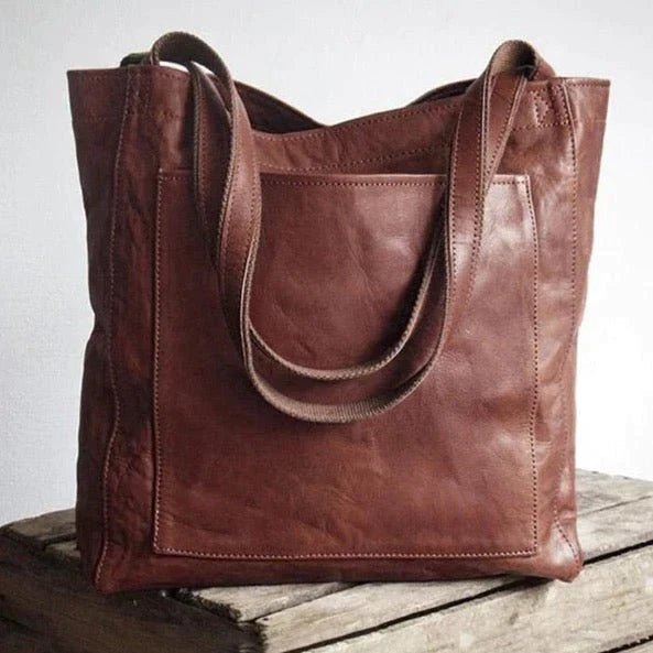 Dames Schoudertas van PU Leer met Verstelbare Riem en Magnetische Sluiting