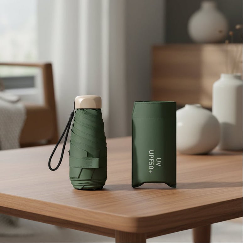 SkyPocket Mini Paraplu met UV Bescherming en Waterdichte Afwerking