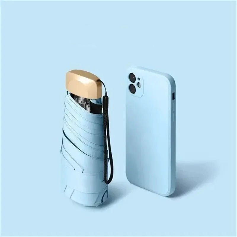 SkyPocket Mini Paraplu met UV Bescherming en Waterdichte Afwerking