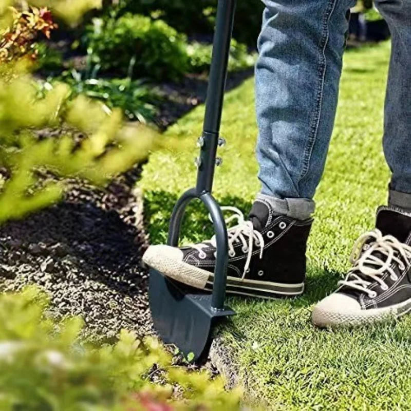 Handmatige Kantensteker Met Halvemaanblad En Ergonomische Werkhouding