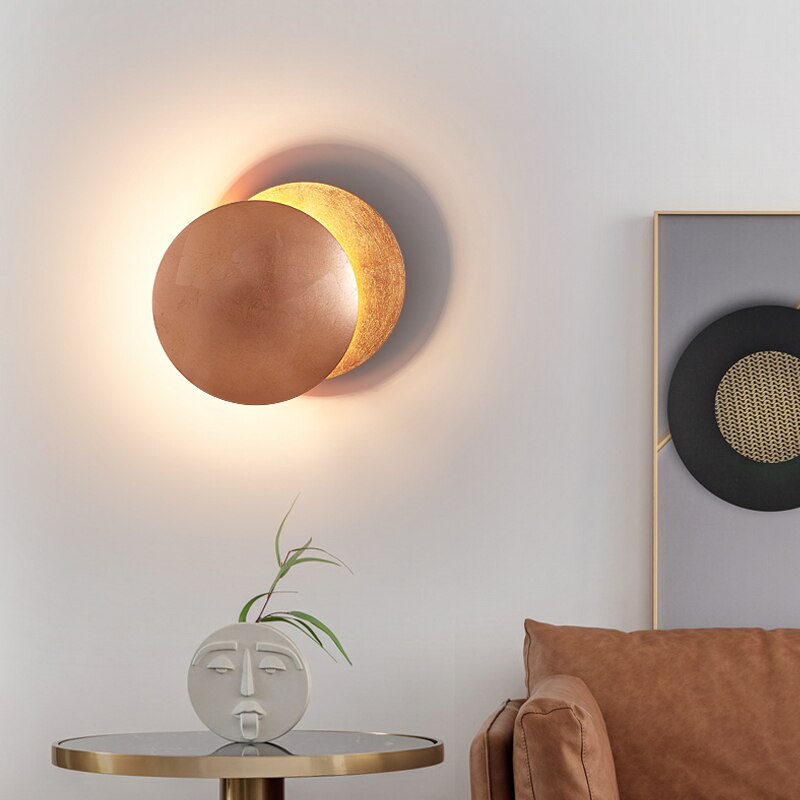 LED‑Wandcirkel met Zachte Schaduwglans en Moderne Binnenverlichting