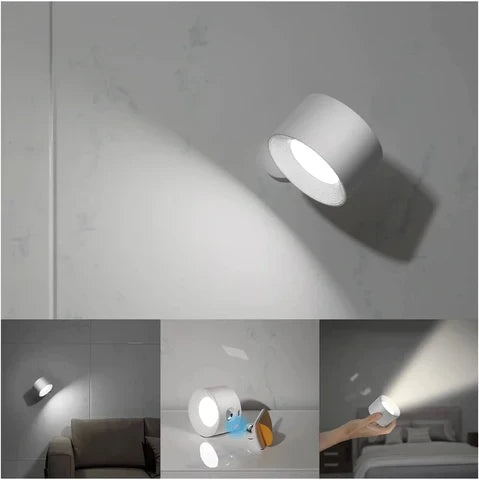 Draadloze Wandlamp met Roteerbare Lichtkop