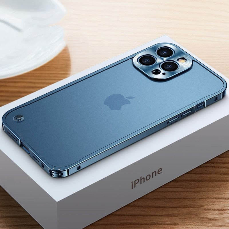 Aluminium bumperhoesje met camerabescherming voor iPhone