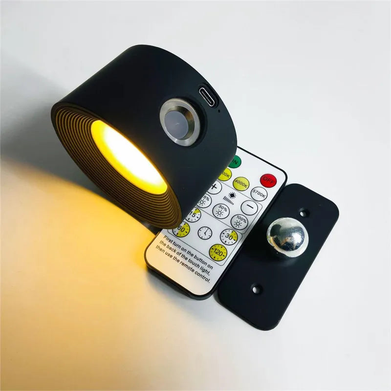 Draadloze Wandlamp met Roteerbare Lichtkop