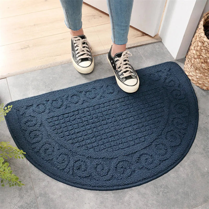 Halfronde Deurmat met Antislip Onderzijde voor een Schone Entree