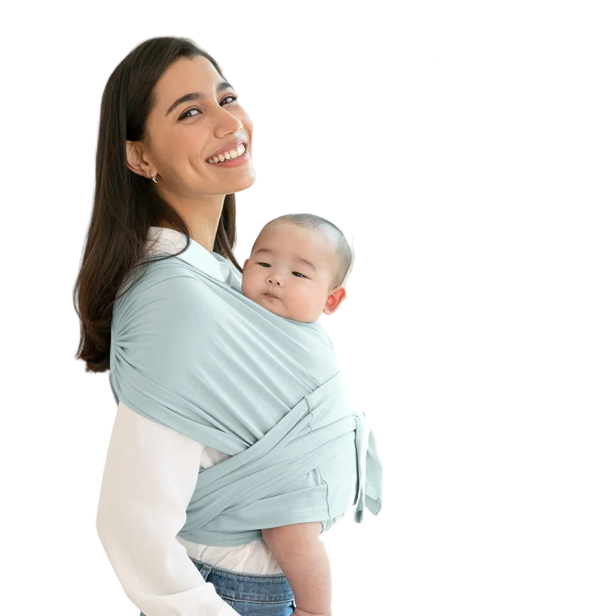Ergonomische Babydraagdoek Met Verstelbare Schouderbanden Voor Dagelijks Draagcomfort