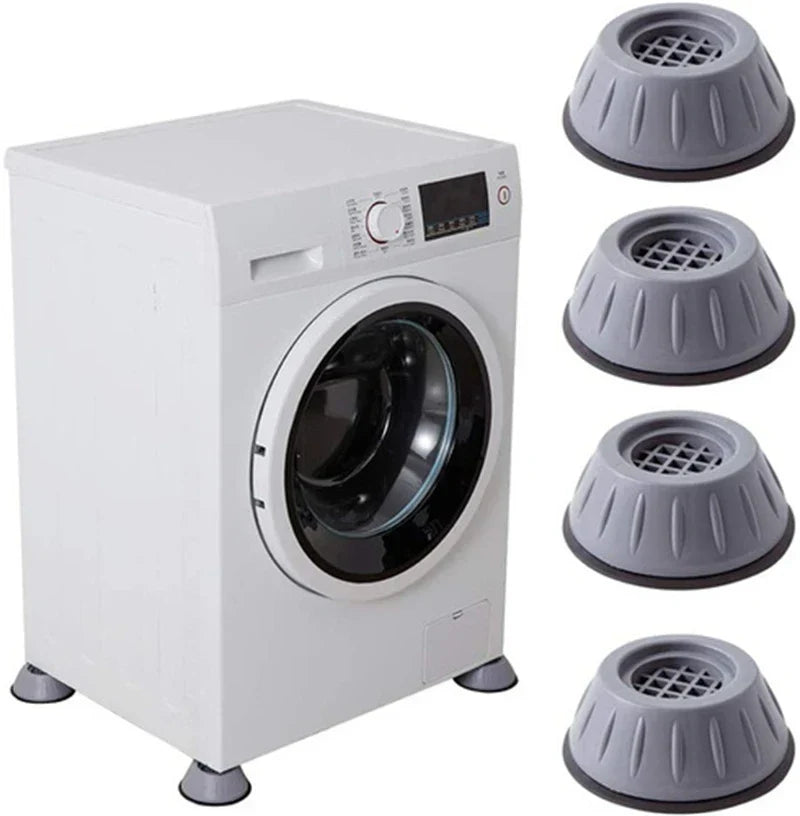 Antivibratie‑ en Antislip Pads voor Wasmachines en Meubels (4 Stuks)