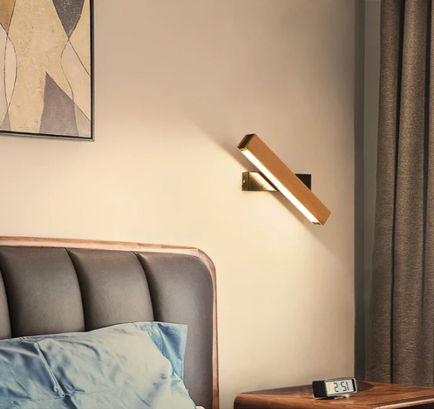 Japanse LED Wandlamp met Draaibaar Design