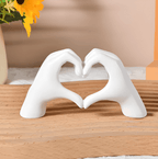 Handgesneden Houten Hartdecoratie voor Warme Interieurs