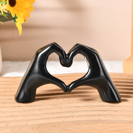 Handgesneden Houten Hartdecoratie voor Warme Interieurs