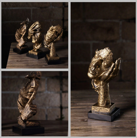 Abstracte Sculptuur met Moderne Scandinavische Vormgeving