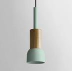 Houten Hanglamp Met Moderne Vorm En Strakke Scandinavische Afwerking