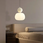 Speelse Hanglamp Met Decoratieve Lichtbol En Zachte Lichtverspreiding