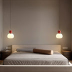 Speelse Hanglamp Met Decoratieve Lichtbol En Zachte Lichtverspreiding