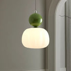 Speelse Hanglamp Met Decoratieve Lichtbol En Zachte Lichtverspreiding