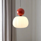 Speelse Hanglamp Met Decoratieve Lichtbol En Zachte Lichtverspreiding