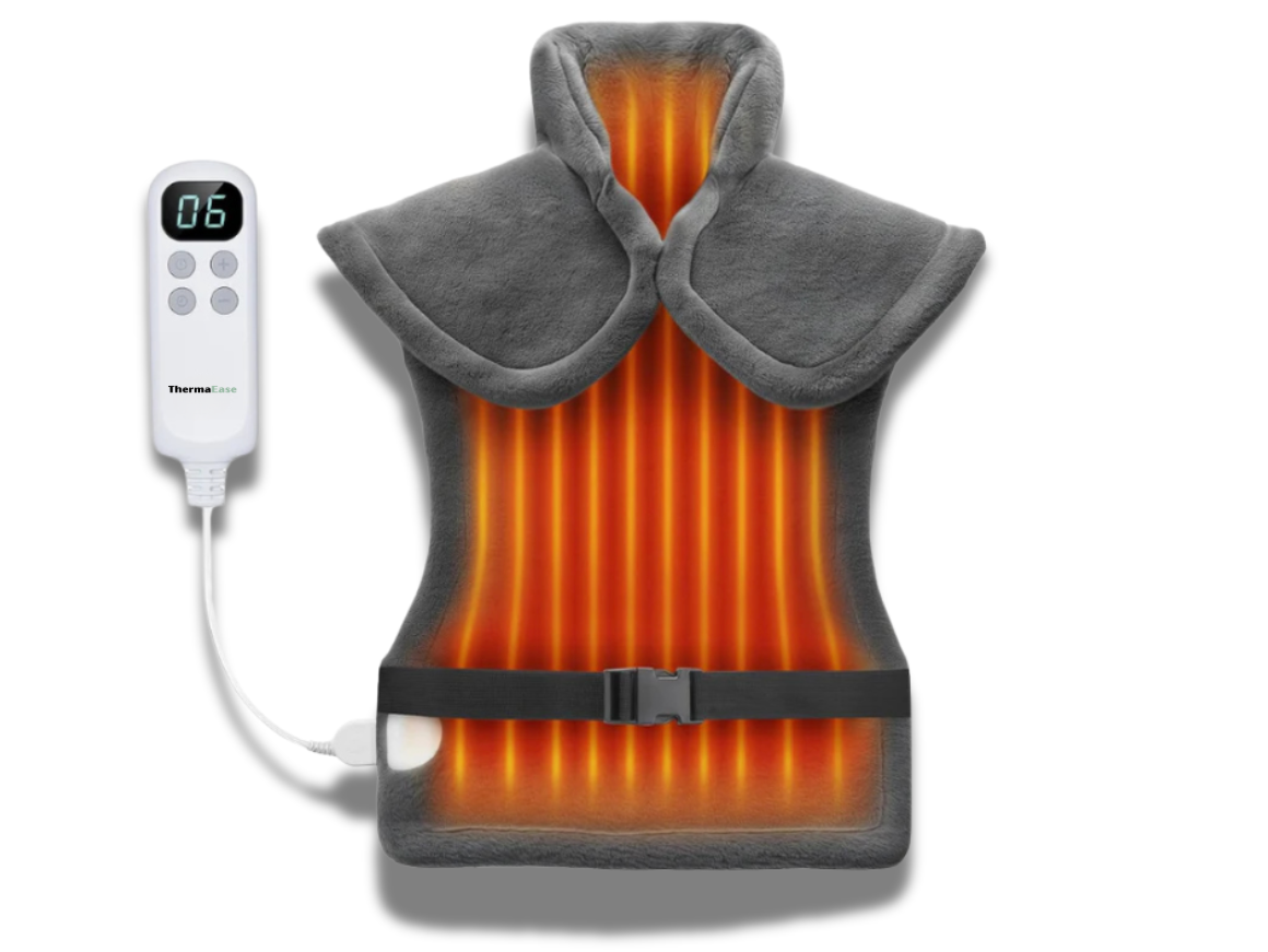 Verwarmende Rugband Met Ergonomische Pasvorm Voor Comfortabele Warmte En Ontspanning