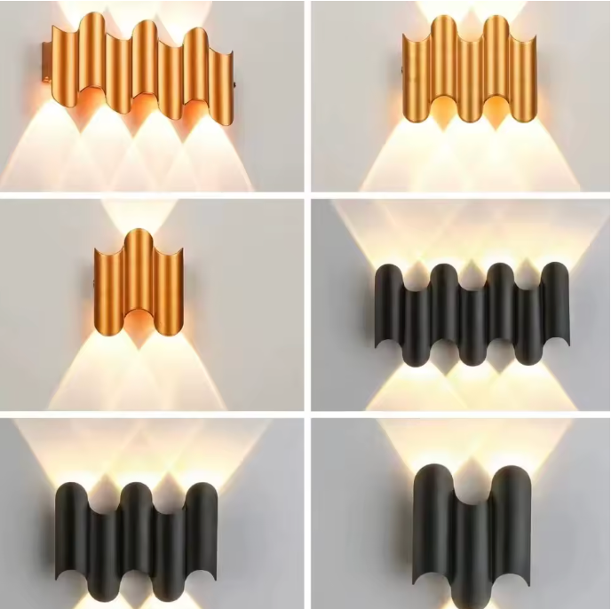 Buitenwandlamp met Modern Geometrisch Ontwerp en Heldere Weerbestendige LED‑Verlichting