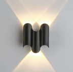 Buitenwandlamp met Modern Geometrisch Ontwerp en Heldere Weerbestendige LED‑Verlichting