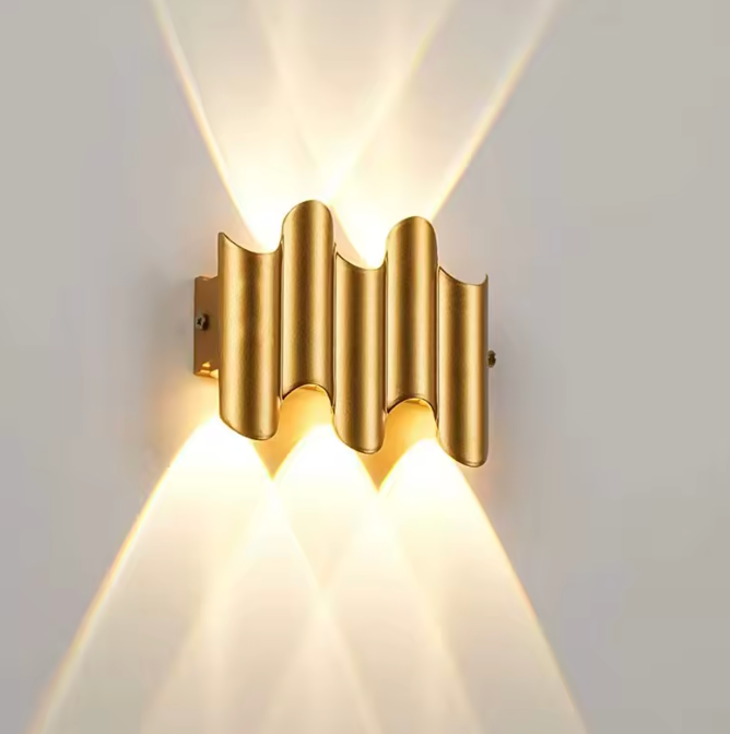 Buitenwandlamp met Modern Geometrisch Ontwerp en Heldere Weerbestendige LED‑Verlichting
