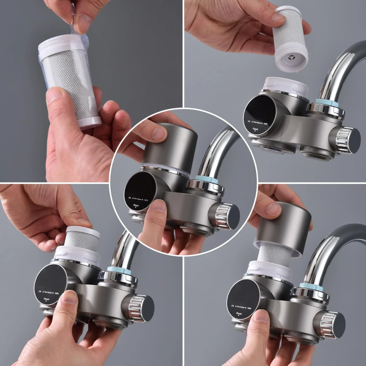 Kraanwaterfilter met LED‑Weergave en Dubbele Watermodus
