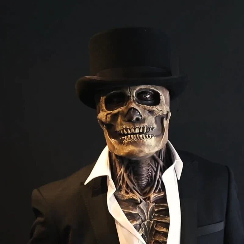 Skelet Halloweenmasker Van Latex Voor Griezelige Verkleedfeesten