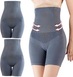 Hoge Taille Figuurcorrigerende Short Met Gerichte Compressie En Dagelijkse Warmteondersteuning