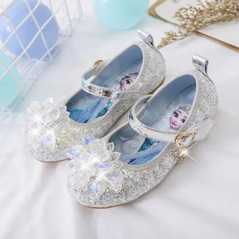 Prinsessenschoenen Met Bloemdetail En Sprankelende Accenten