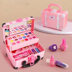 Kinder Make-Up Set Met Draagbare Opbergkoffer Voor Creatief En Fantasierijk Speelplezier