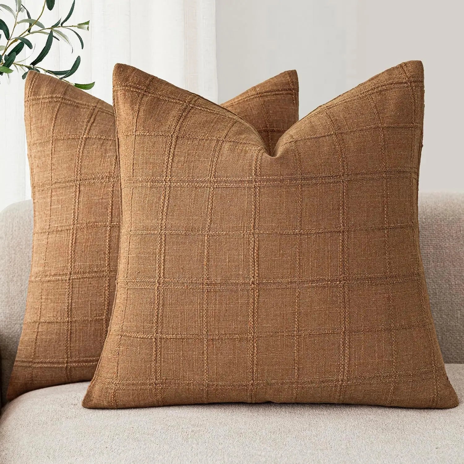 Boho Chenille Kussenhoes met Zachte Structuur voor Moderne Interieurdecoratie