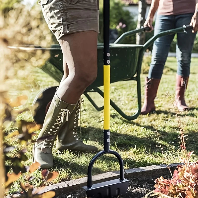 Handmatige Kantensteker Met Halvemaanblad En Ergonomische Werkhouding