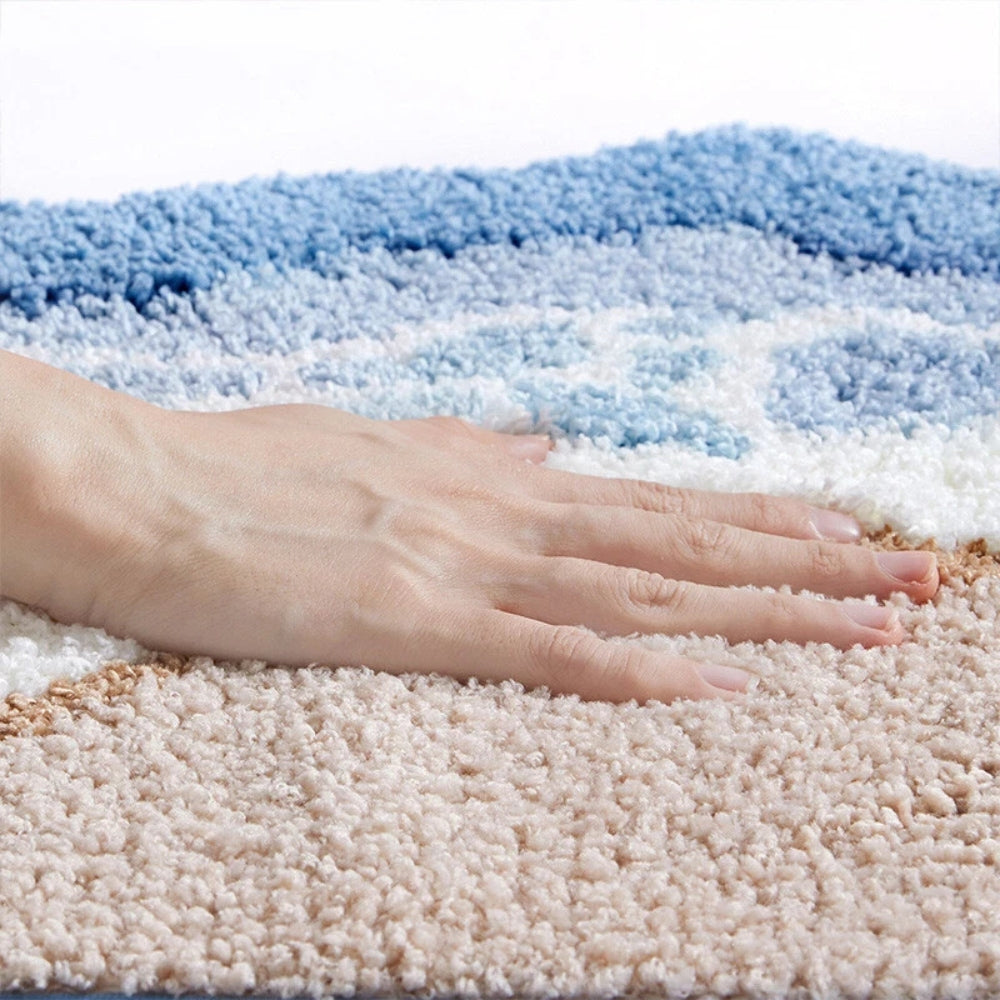 Badmat Met Zachte Microvezelstructuur En Antislip Onderzijde