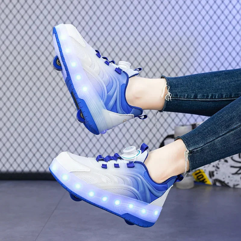 LED Rolschaats Sneakers Met Verlichte Wielen Voor Actieve Kinderen