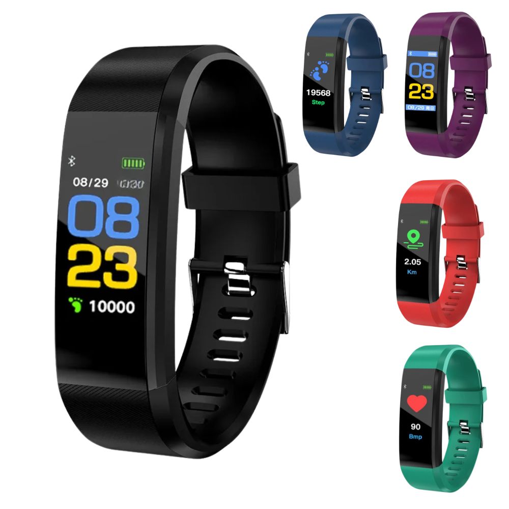 Senioren Smartwatch Met Gezondheidsmonitor En LED‑Display