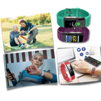 Senioren Smartwatch Met Gezondheidsmonitor En LED‑Display