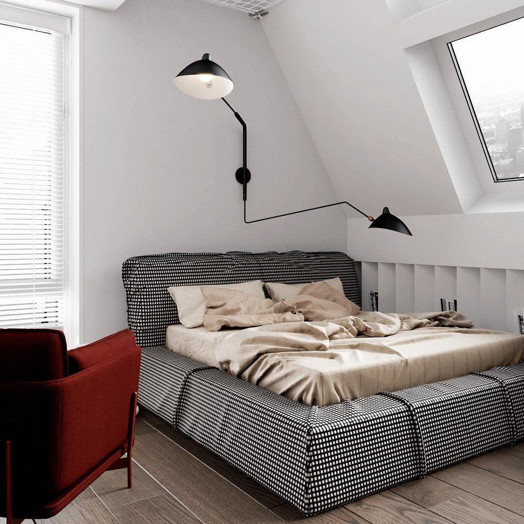 LED‑Wandlamp met Verstelbare Arm en Elegante Binnenverlichting