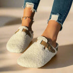 Winterpantoffels Met Zacht Wolinterieur En Antislip Dagelijkse Comfortzool