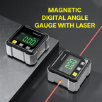 Digitale Hellingsmeter met Laser en Magnetische Zijden voor Nauwkeurige Metingen
