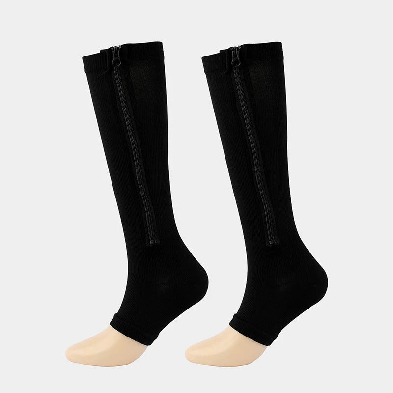Compressiekousen met Rits Comfortabele Dagelijkse Ondersteuning